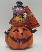 Spooky Village Halloween Led Jack-O-Lantern, Size 4.72&quot; - £23.73 GBP