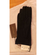 unworn Bottega Veneta Blk Suede Gloves Sz. 7 Silk Lining Made in Italy N... - £153.33 GBP