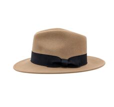 Fedora Hat 100% Wool Felt Crushable Fedora Hat UK Indiana Jones Style - $46.41
