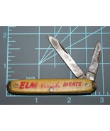 Vintage 60s ELM HILL MEATS Nashville Tennessee COLONIAL 2 Blade Pocket K... - $908.11 MXN