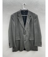 Jos. A. Bank Mens Blazer Size 40R Gray Houndstooth Two Button Up - $13.97