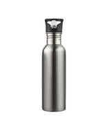 Stainless Steel Sport Water Bottle with Straw Lid Single Walled 25 oz. 7... - £7.85 GBP