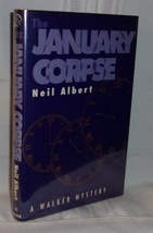 Neil Albert The January Corpse First Edition Mystery Amish With Promo Sheets Dj - £12.94 GBP