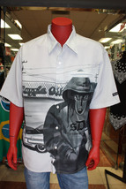 Men&#39;s Grey Snoop Dogg Button Down Shirt             - £71.05 GBP