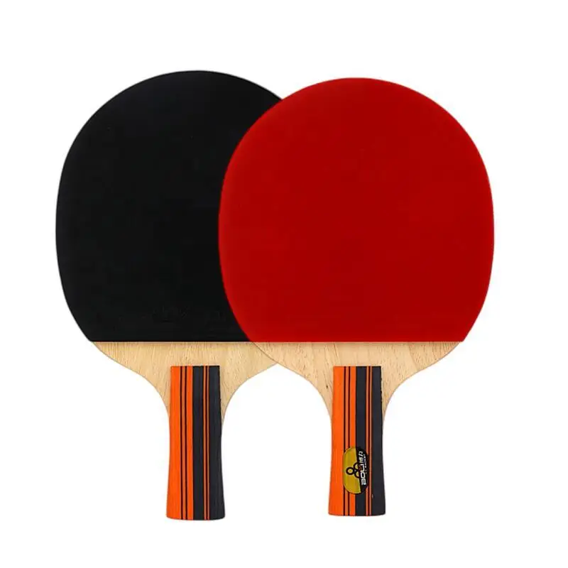 Sporting 2pcs/set Ping Pong Racket Professional Table Tennis Racket Bat Set Hori - £52.92 GBP