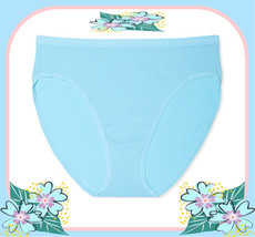 M L XL XXL  Sky Spring Blue Cotton Victorias Secret HighLeg Waist Brief Pantie - £8.78 GBP
