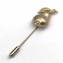 Pear Stick pin Vintage Gold Tone - £9.38 GBP