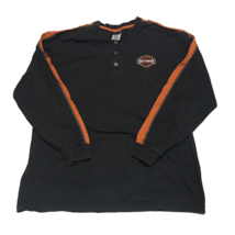Harley Davidson Motorcycles T Shirt Black Orange Men’s 2XL Grand Rapids Michigan - £20.54 GBP