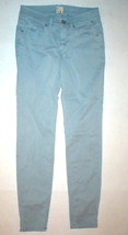 New $156 Womens 00 Ecru Young Jean Blue Pants Nice Skinny 26 X 29 Low Rise Crop - $99.00