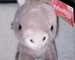 Russ Petooties Pets Barnyard Friends Dallas Mini Donkey Plush 5&quot; NWT Ser... - $9.78