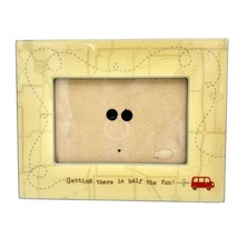 Hallmark Picture Frame 4 x 6 Photo Yellow Getting There is Half the Fun - $11.88