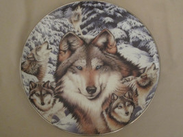 Wolf Collector Plate Eyes Of The Forest Diana Casey Window To The Soul Wolves - £22.16 GBP
