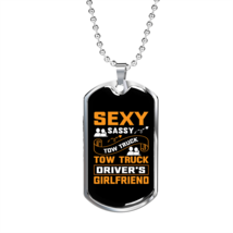 To My Girlfriend Sexy Sassy Girlfriend Yellow Necklace Stainless Steel or 18k G - £37.84 GBP+