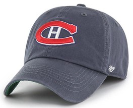 Montreal Canadiens NHL &#39;47 Vintage Navy Blue Franchise Dad Hat Cap Fitte... - $21.59