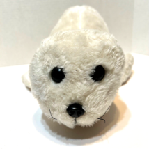 Vintage The Rushton Company Plush White Baby Seal Stuffed Animal 15 inch - $65.07