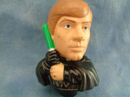 Burger King 2005 Star Wars Luke Skywalker Spinner Toy or Cake Topper 3 1/2&quot; - £1.43 GBP