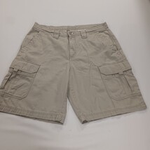 Columbia AM4488 Men's Tan/Beige Cotton Cargo Shorts Size 34 (34×10) image 12