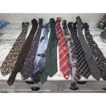 Bulk Neck Tie Lot 4, 10 Men&#39;s Ties Bundle, Assorted Patterns, Wholesale ... - $29.70