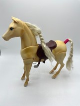Barbie Jumping Tawny Horse for Doll Set Horse Only Tested and Working 2006 - £15.14 GBP