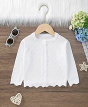NEW Baby Girls White Cardigan Sweater - $11.99