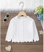NEW Baby Girls White Cardigan Sweater - $16.34 CAD