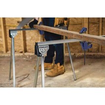 Sawhorse 2 Pack Saw Horse Folding 29 inch Metal Work Heavy Duty Steel - $41.68