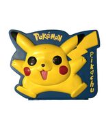 Pokemon Pikachu Nintendo Blue Plastic 13.5”x11.25&quot; Case by Rose Art Vint... - $23.95