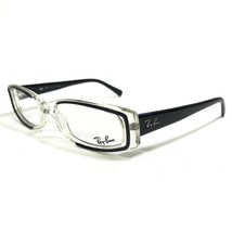 Ray-Ban Eyeglasses Frames RB5062 2034 Black Clear Rectangular Full Rim 51-15-135 - £58.78 GBP