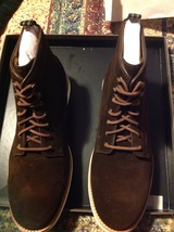 Cole Haan Todd Snyder Men's Cortland Grand Brown Suede Boots -11.5M -New in Box - $300.00