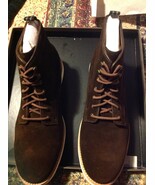Cole Haan Todd Snyder Men&#39;s Cortland Grand Brown Suede Boots -11.5M -New... - $416.22 CAD