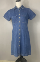 Real Comfort Short Sleeve Denim Dress.   Size 4 - £11.03 GBP