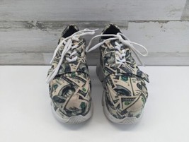 Liliana Money All Over Print Platform Chunky Sole Sneakers Size 7 - $48.37