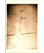 RPPC Baseball Player in Batting Pose Unknown Identity 1904-18 AZO Postca... - $36.49