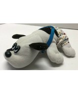 POUND PUPPIES White Brown Spots 7&quot; Tonka WITH ORIGINAL CLOTHES Plush Figure - $40.70 CAD