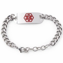 Medical ID Bracelets Stainless Steel. - £3.93 GBP