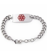 Medical ID Bracelets Stainless Steel. - £3.90 GBP