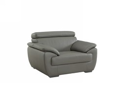 32" To 38" Grey Captivating Leather Chair - $20,263.12 MXN