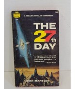 The 27th Day by John Mantley 1958 Vintage Sci Fi Paperback Crest Book s209 - £3.88 GBP