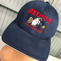 Redico Rooster Logo Stretch Flexfit Large / XL Baseball Hat Cap - $22.59
