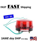 RED Industrial Strobe Warning Light LED factory beacon trouble light flash 12V - $25.62