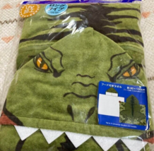 USJ JURASSIC PARK Hooded Towel Long Type UNIVERSAL STUDIOS JAPAN Rare Old - $72.14