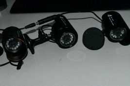 Lot 3 Astak Night Vision CM-818T Wireless CMOS Cameras no ac plug w5c - $42.77