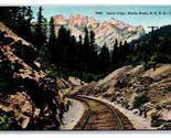 Cascade Crags Shasta Route Sud Pacific Ferrovia California DB Cartolina V24 - $4.49