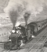 Vintage Northwestern Pacific Railroad NWP Locomotive Train B&amp;W Photograph - £9.76 GBP