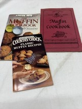 Vintage Cookbook Booklets Set Of 3 Muffins Recipes Savory Breakfast Sweet Yummy - £15.97 GBP