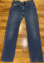 Diesel Jeans Luster Medium Blue Wash Slim Fit Mens 28 x 30 (Hemmed, Meas... - $39.60