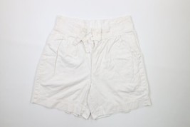 Vintage 50s Streetwear Mens Size 36 Button Fly Gurkha Shorts White Cotton USA - £118.31 GBP