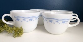 Corning Corelle Morning Blue Set of 4 Tea Cups 2.75&quot; (discontinued pattern) - £9.47 GBP