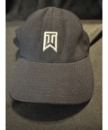Nike Tiger Woods TW Flexfit Golf Hat Black Swoosh Logo Fitted Cap - $322.04 MXN