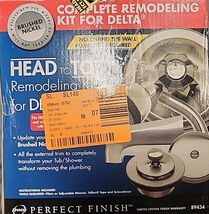 DANCO 89434 HEAD 2 TOE REMODLE KIT DELTA TRIM TUB SHOWERHEAD DRAIN SPOUT... - $28.70